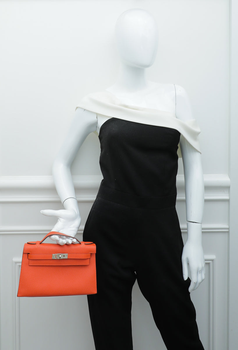 Hermes Feu Mini Kelly Pochette