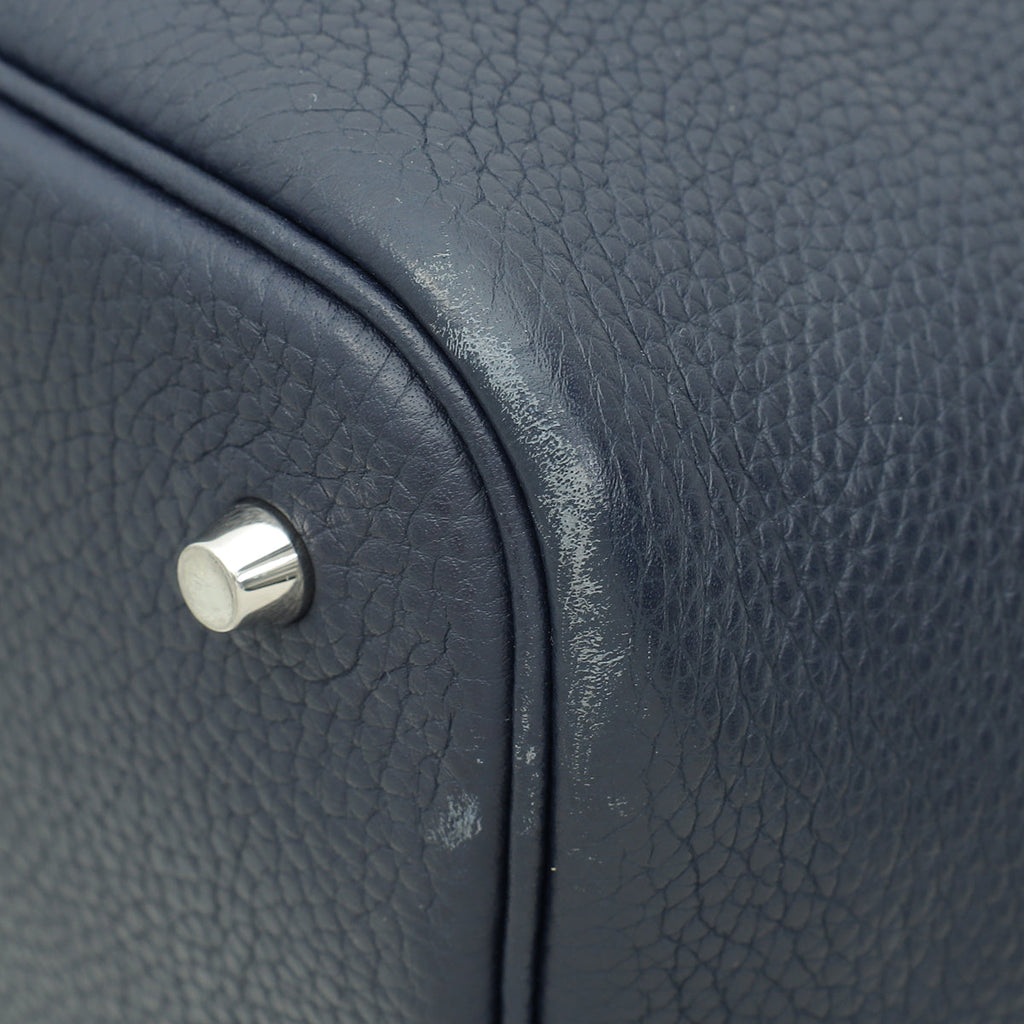 Hermes Navy Picotin Lock 22 Bag
