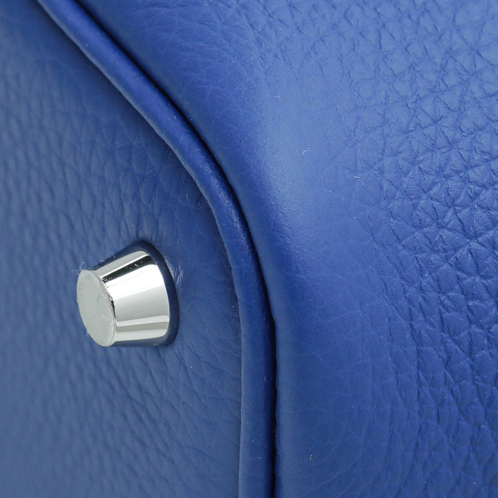 Hermes Bleu Royal Picotin Lock 18 Bag