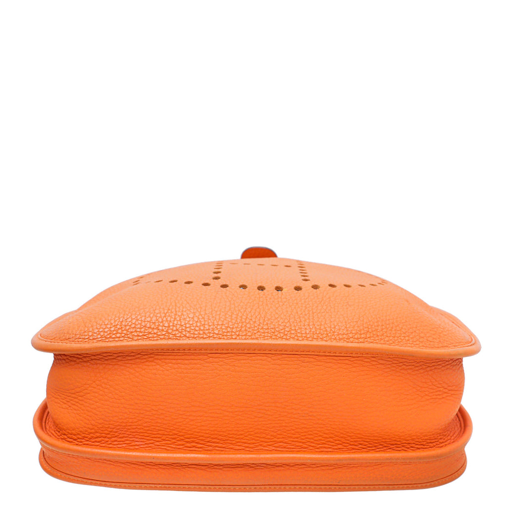 Hermes Orange Evelyne III GM Bag