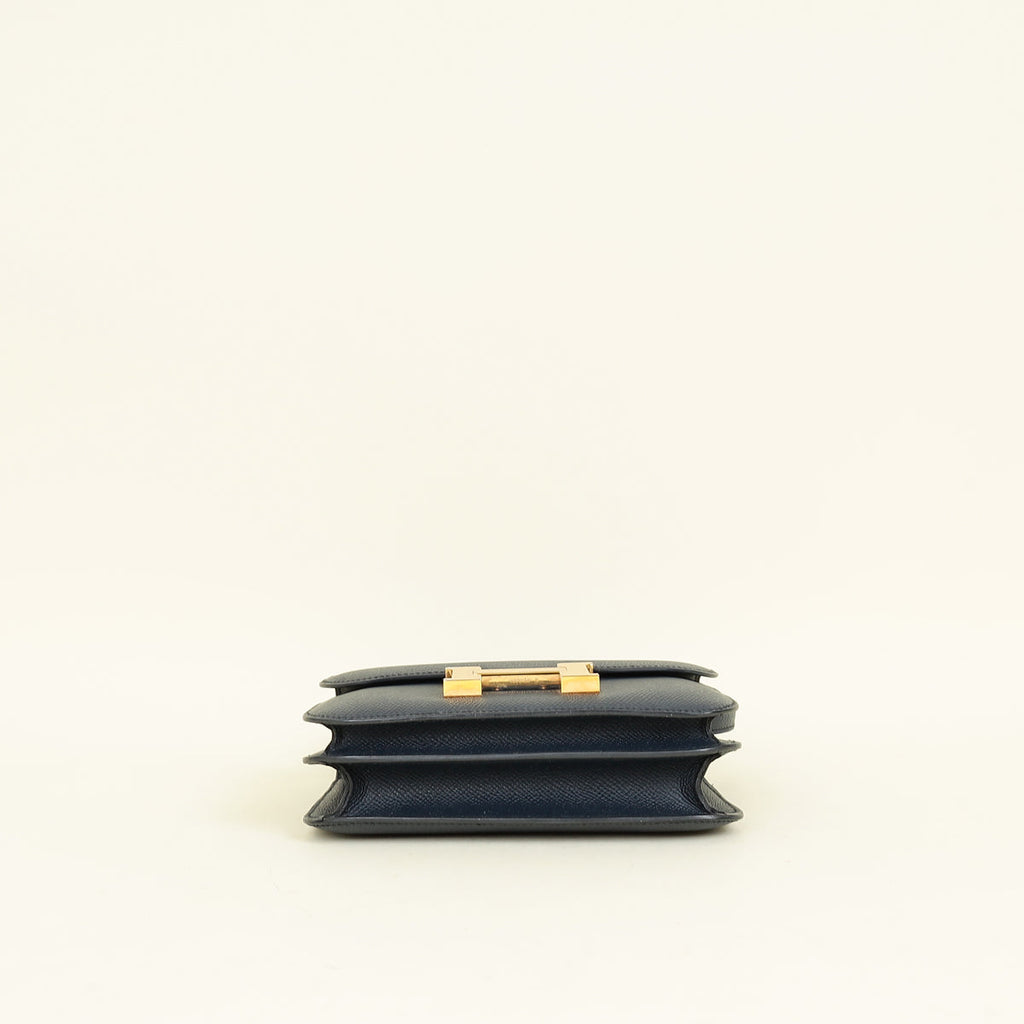 Hermes Bleu Nuit Constance Mini 18 Bag
