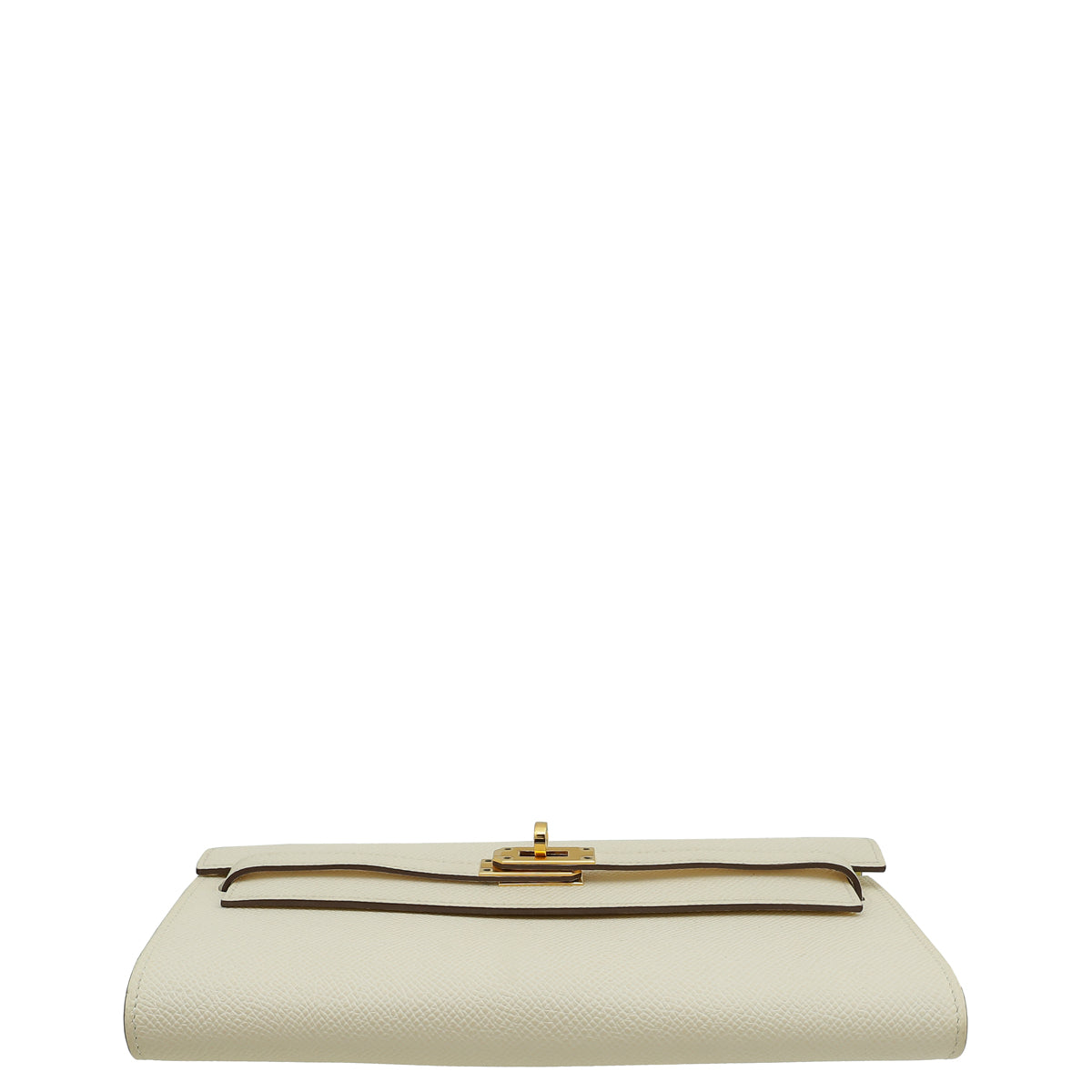 Hermes Nata Jaune Poussin Kelly Classique To Go Verso Wallet