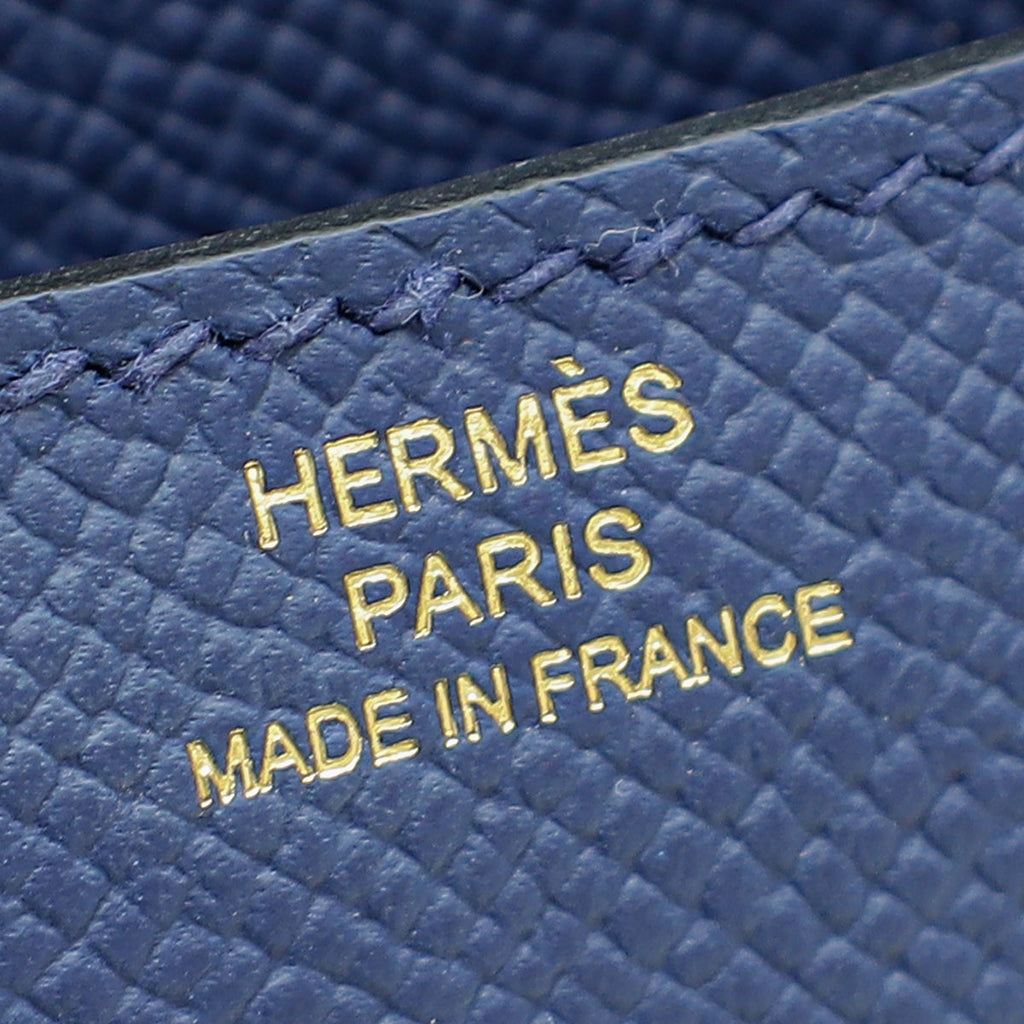 Hermes Bleu Saphire Constance 18 III Re-Edition Mini Bag