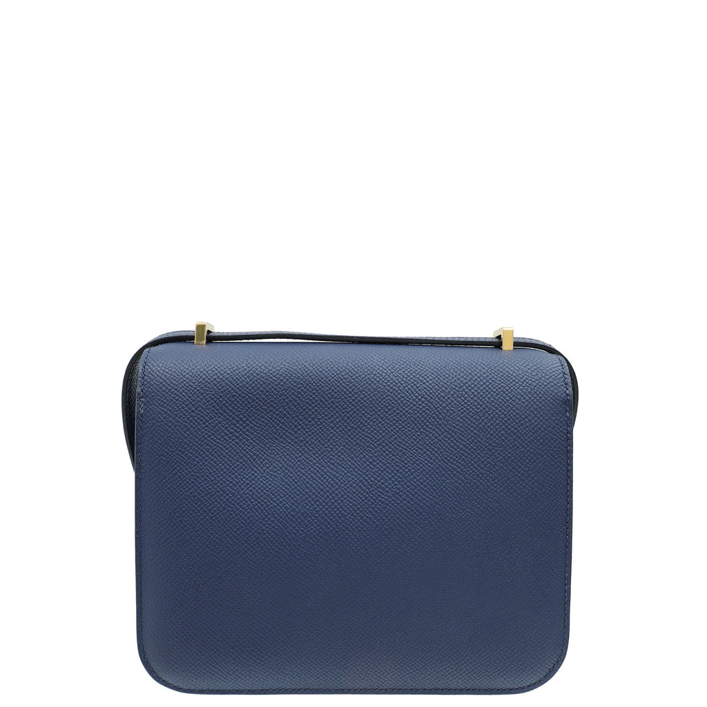 Hermes Bleu Saphire Constance 18 III Re-Edition Mini Bag