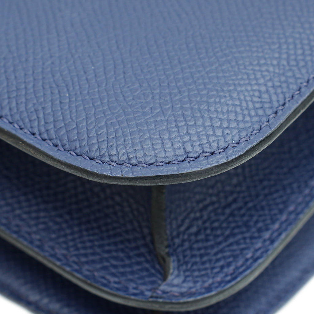 Hermes Bleu Saphire Constance 18 III Re-Edition Mini Bag