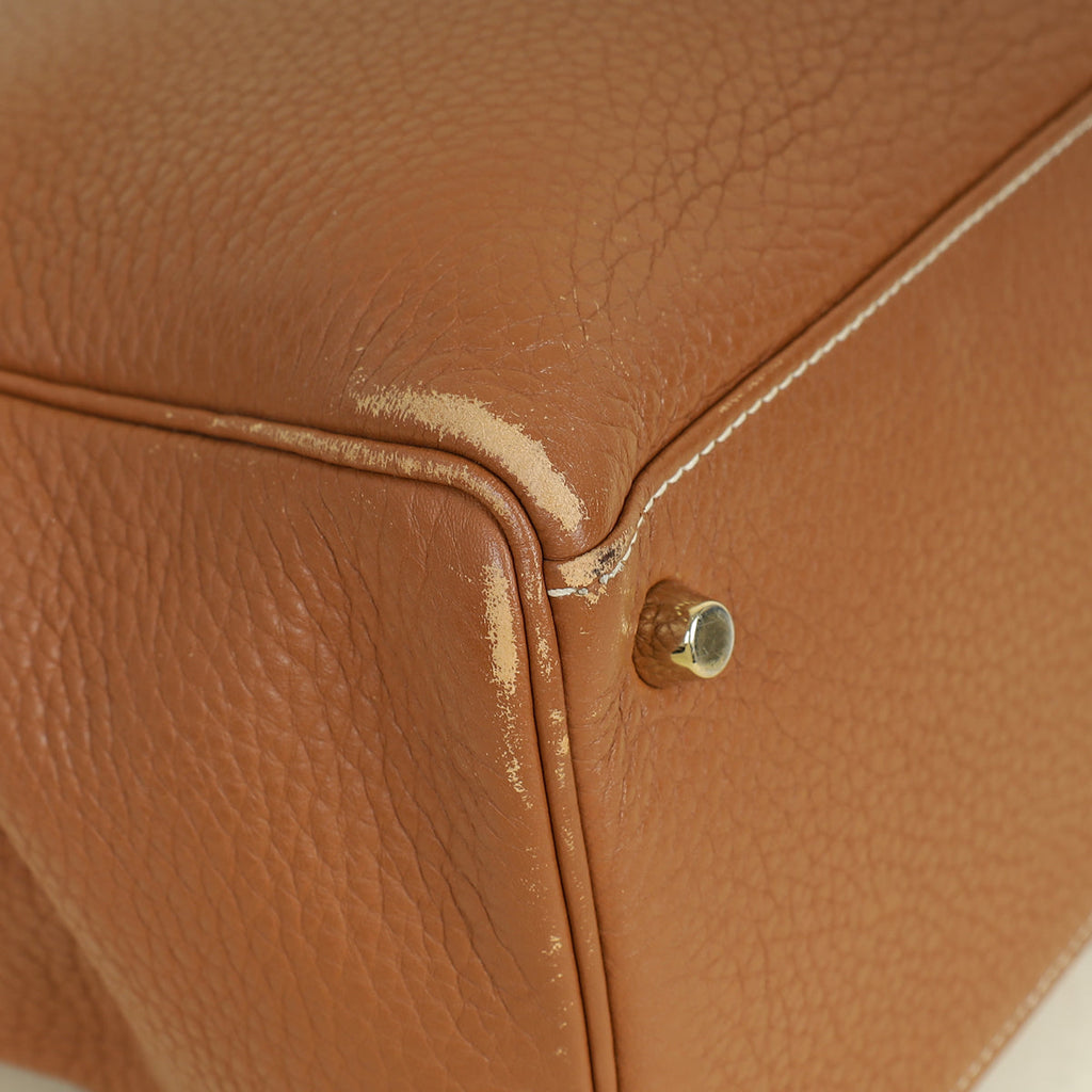 Hermes Gold Retourne Kelly 35 Bag