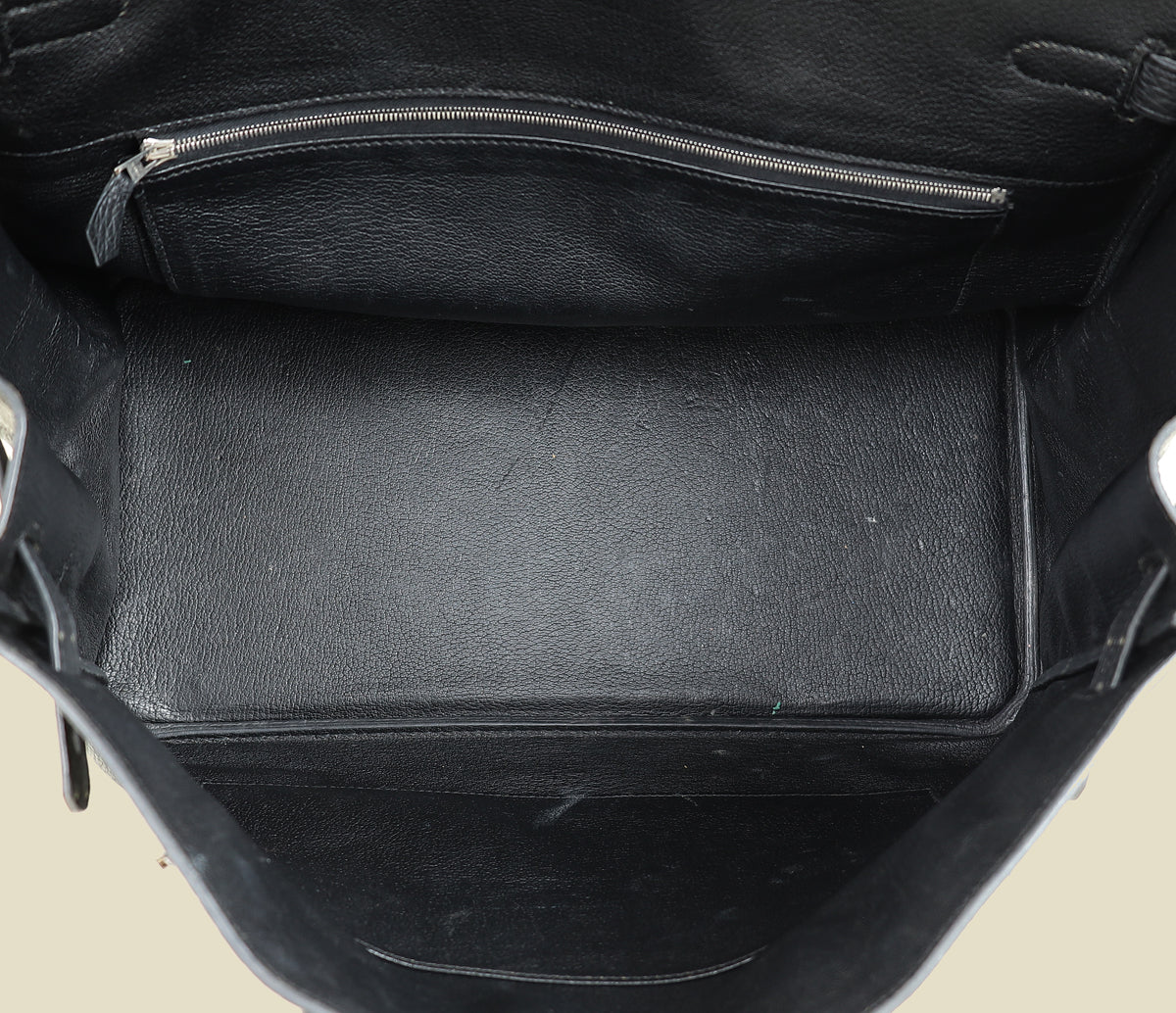 Hermes Noir Retourne Birkin 40 Bag