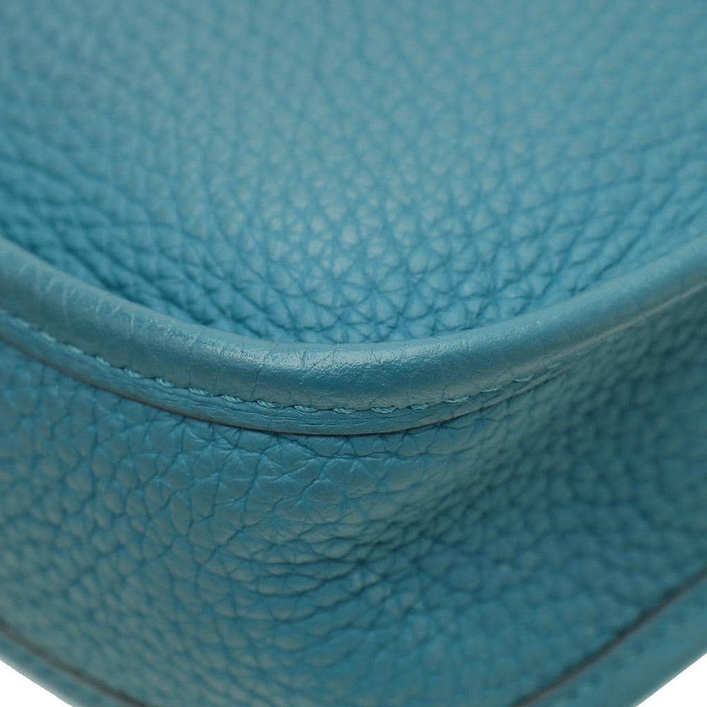 Hermes Vert Bosphore Evelyne TPM 16 Bag