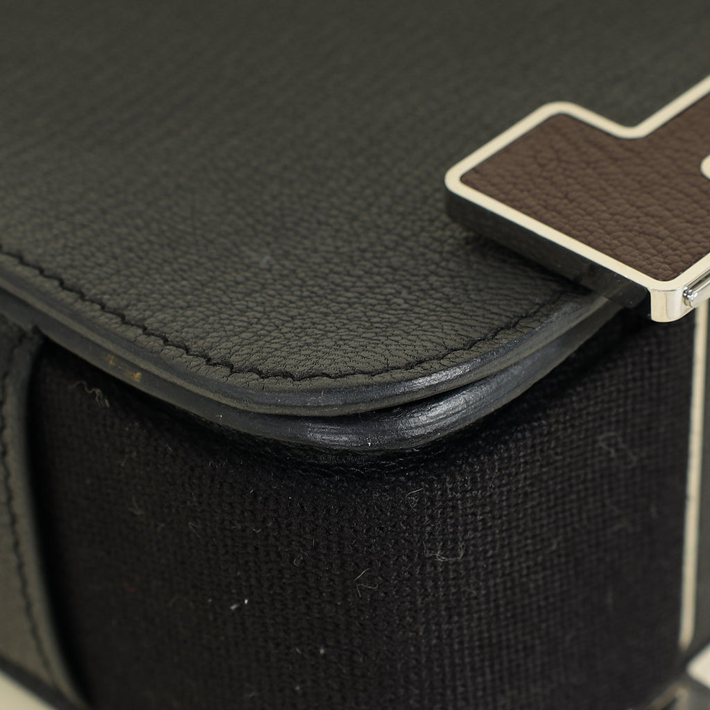Hermes Bicolor Geta Mysore Goatskin Bag