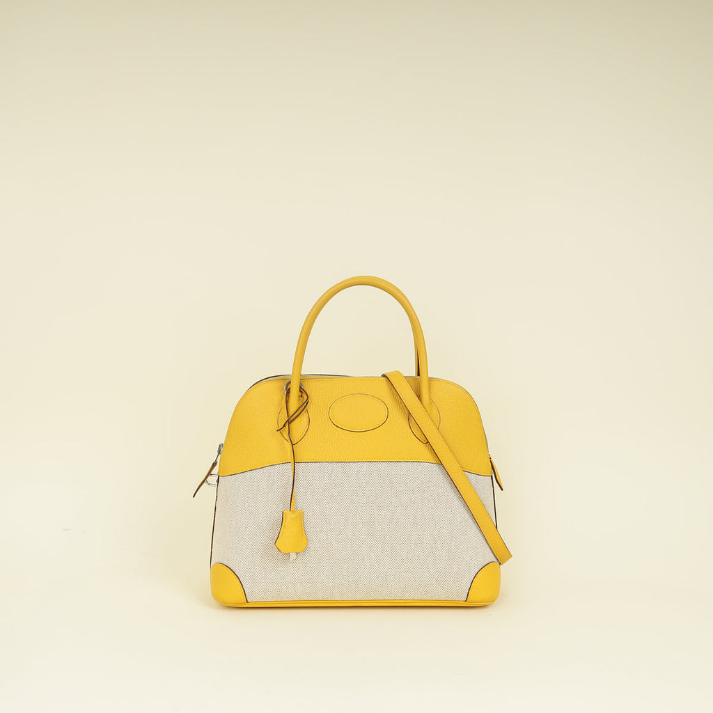 Hermes Jaune Ambre Bolide 31 Bag