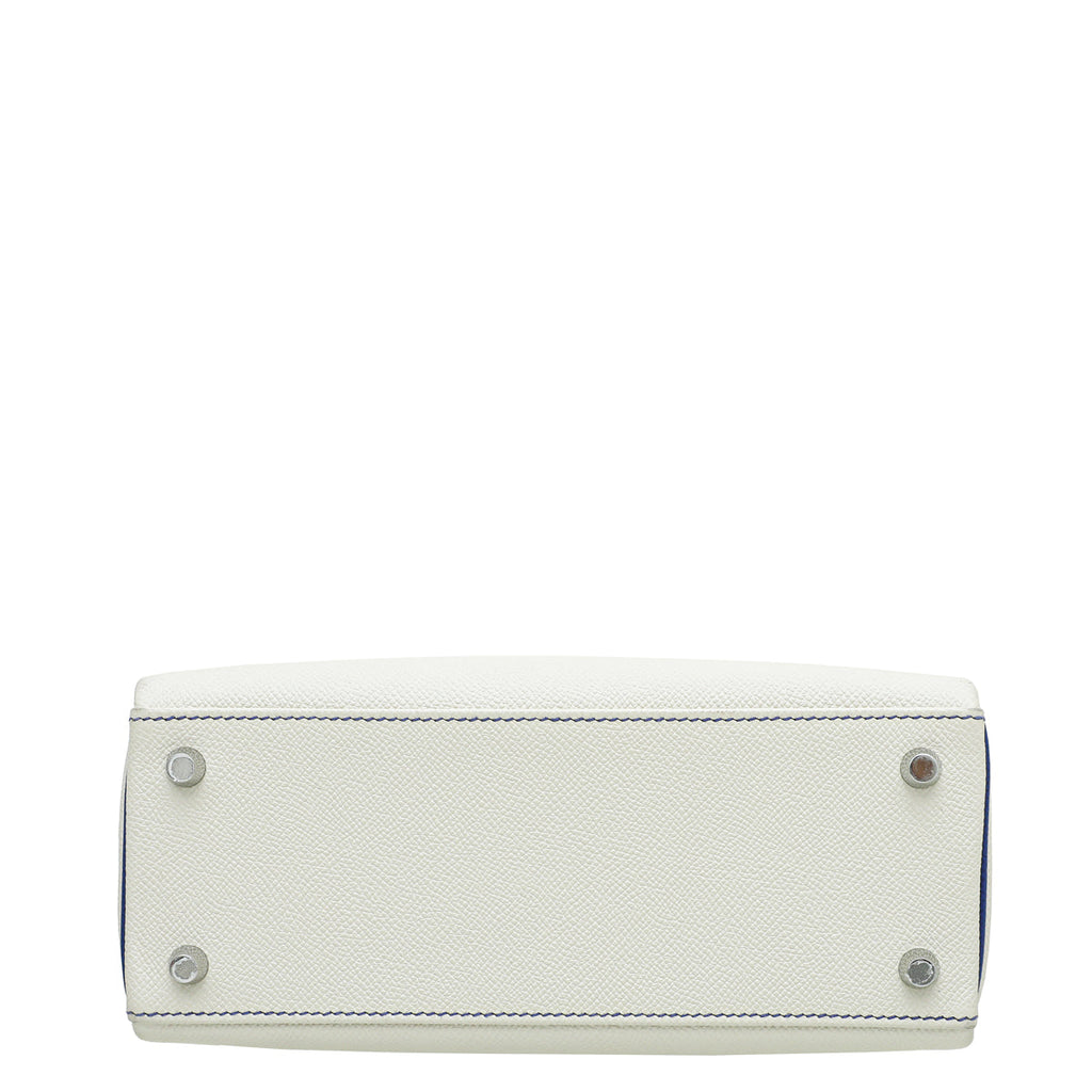 Hermes Bicolor Retourne 25 Horse Shoe Kelly Bag