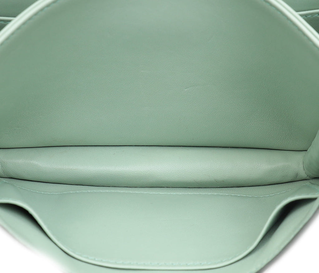 Hermes Vert D'eau Constance III Mini 18 Matte Alligator Mississippiensis Bag