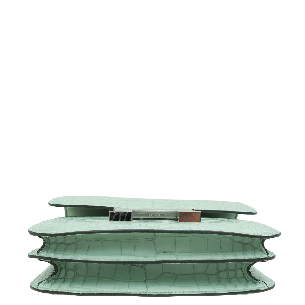 Hermes Vert D'eau Constance III Mini 18 Matte Alligator Mississippiensis Bag