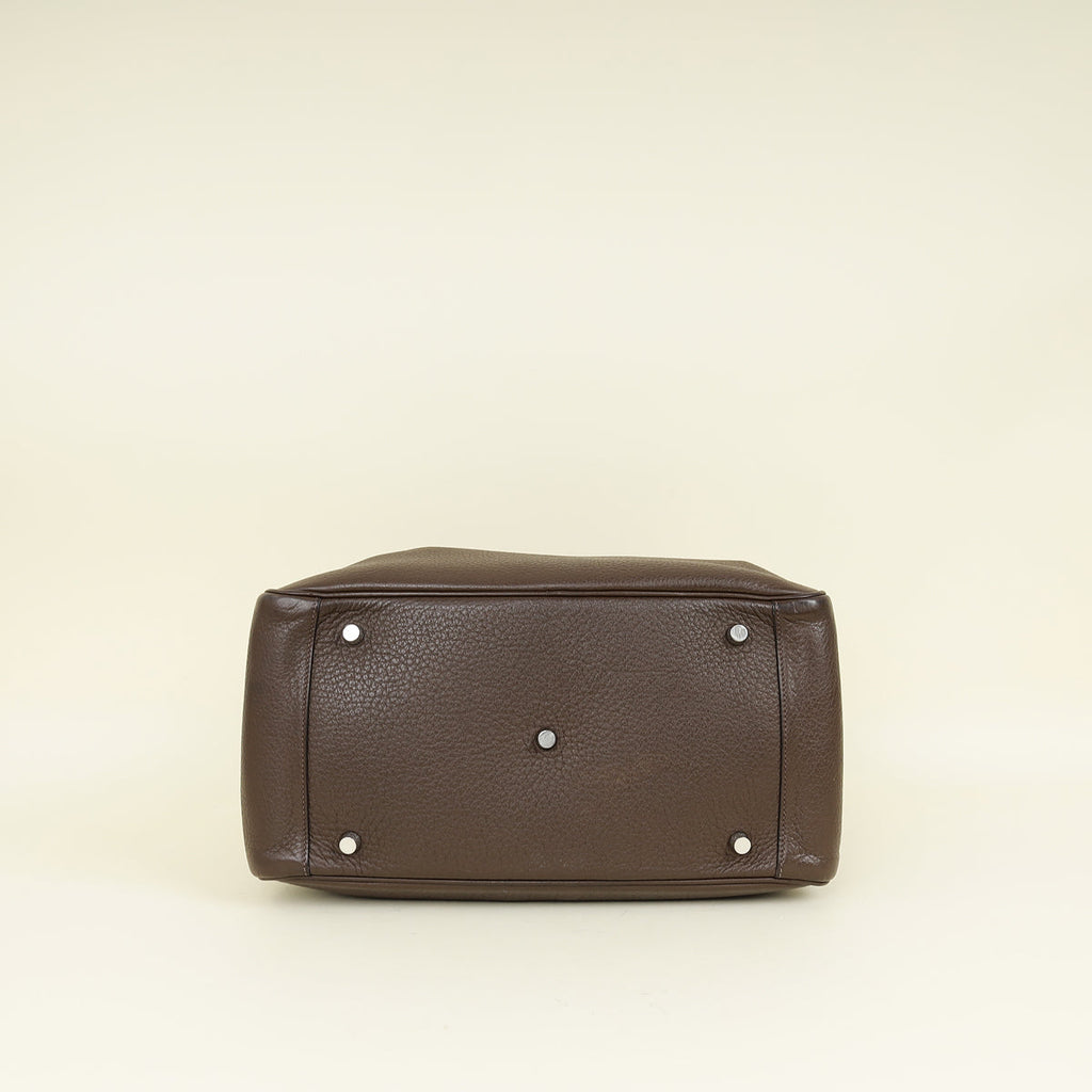 Hermes Chocolate Lindy 34 Bag