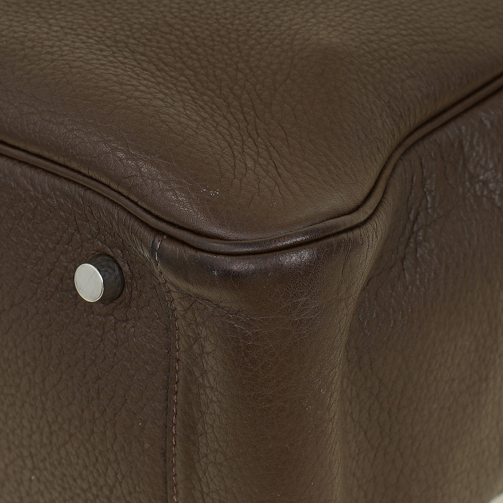 Hermes Chocolate Lindy 34 Bag