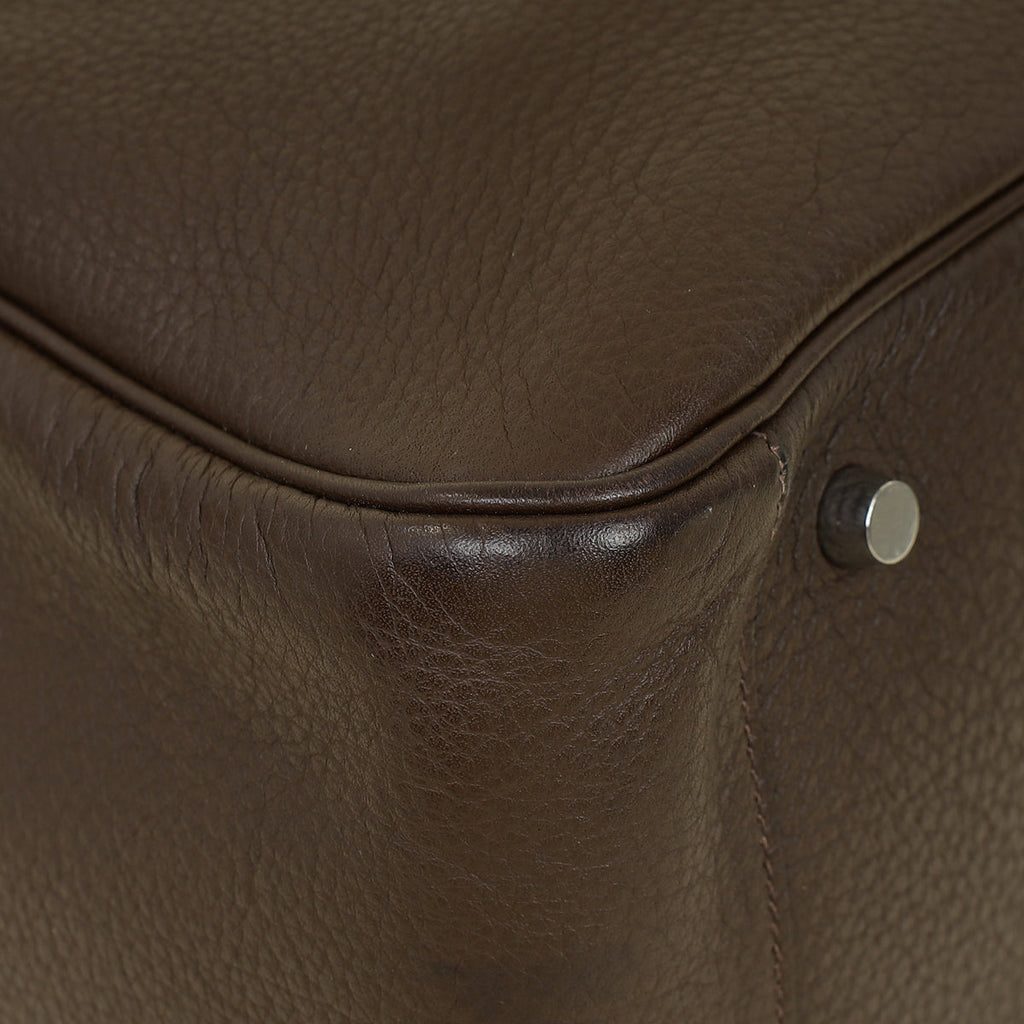 Hermes Chocolate Lindy 34 Bag