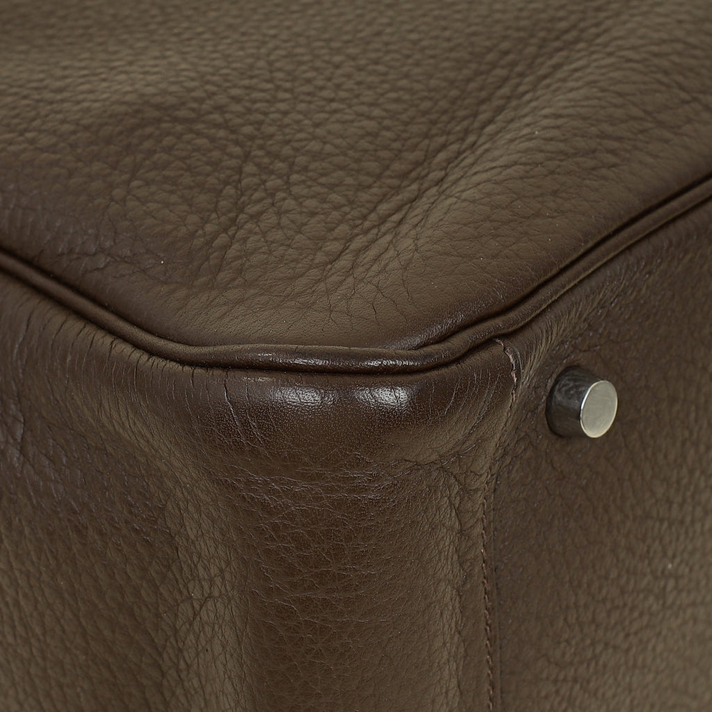 Hermes Chocolate Lindy 34 Bag