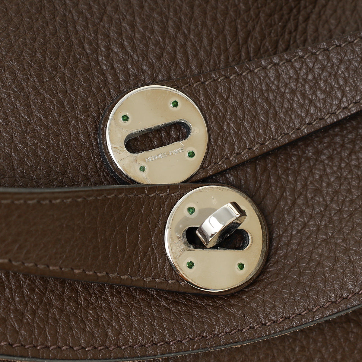 Hermes Chocolate Lindy 34 Bag