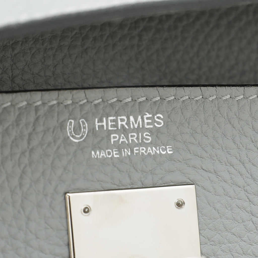 Hermes Bicolor Vache Hunter Horseshoe Stamp Retourne Kelly 32 Bag