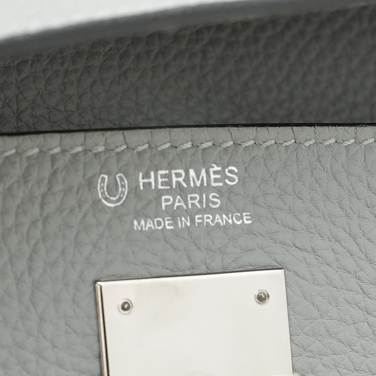 Hermes Bicolor Vache Hunter Horseshoe Stamp Retourne Kelly 32 Bag