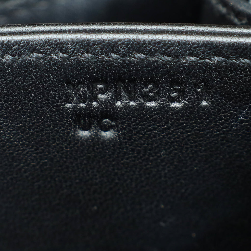 Hermes Noir Shiny Alligator Constance 24 Bag