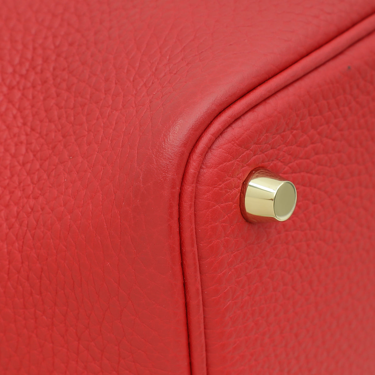 Hermes Rouge Casaque Picotin Lock 18 Bag