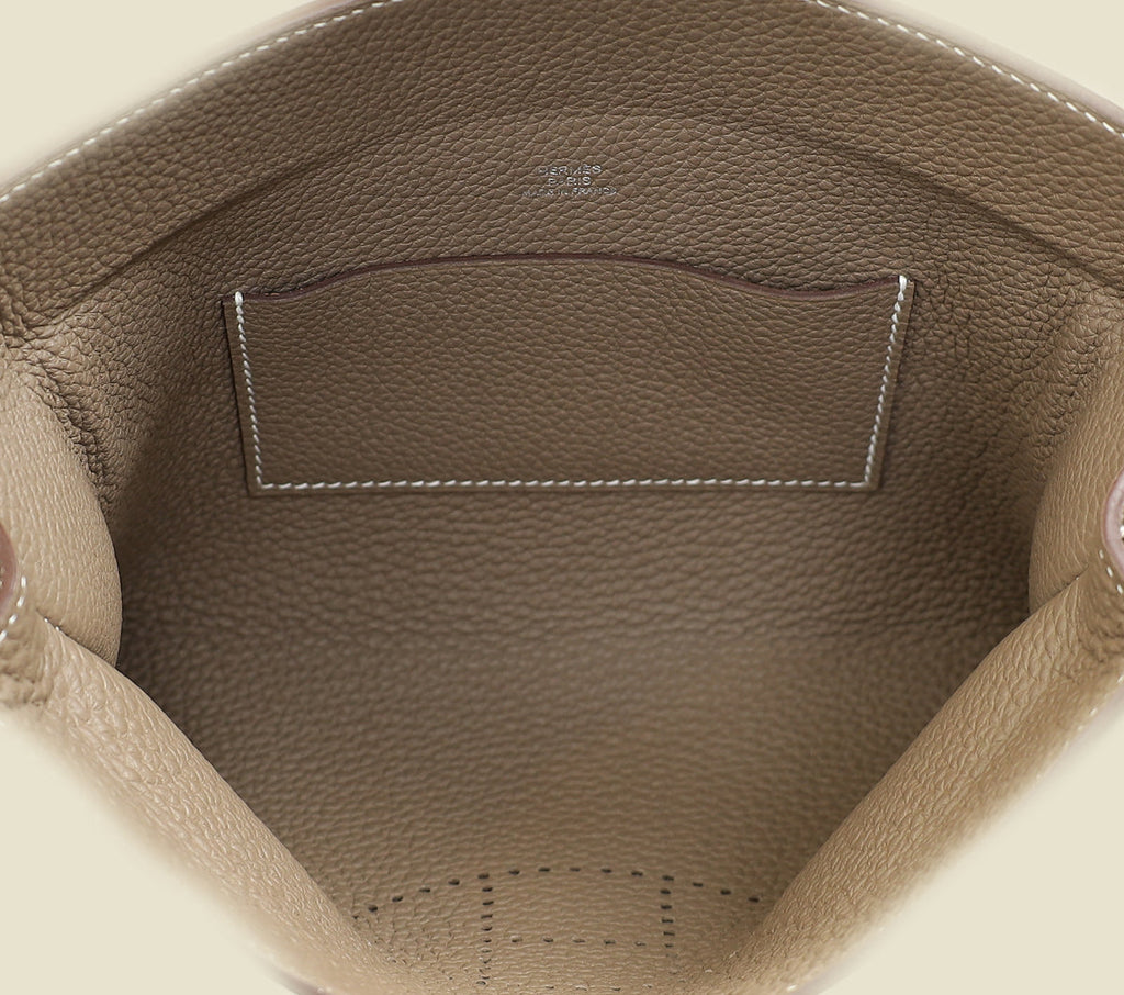 Hermes Etoupe Videpoches Faubourg Bag