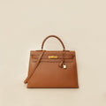 Hermes Gold Sellier Kelly 35 Bag