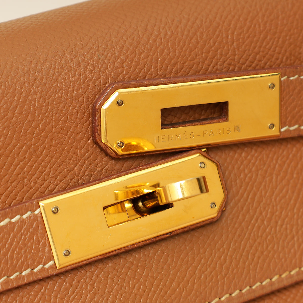 Hermes Gold Sellier Kelly 35 Bag