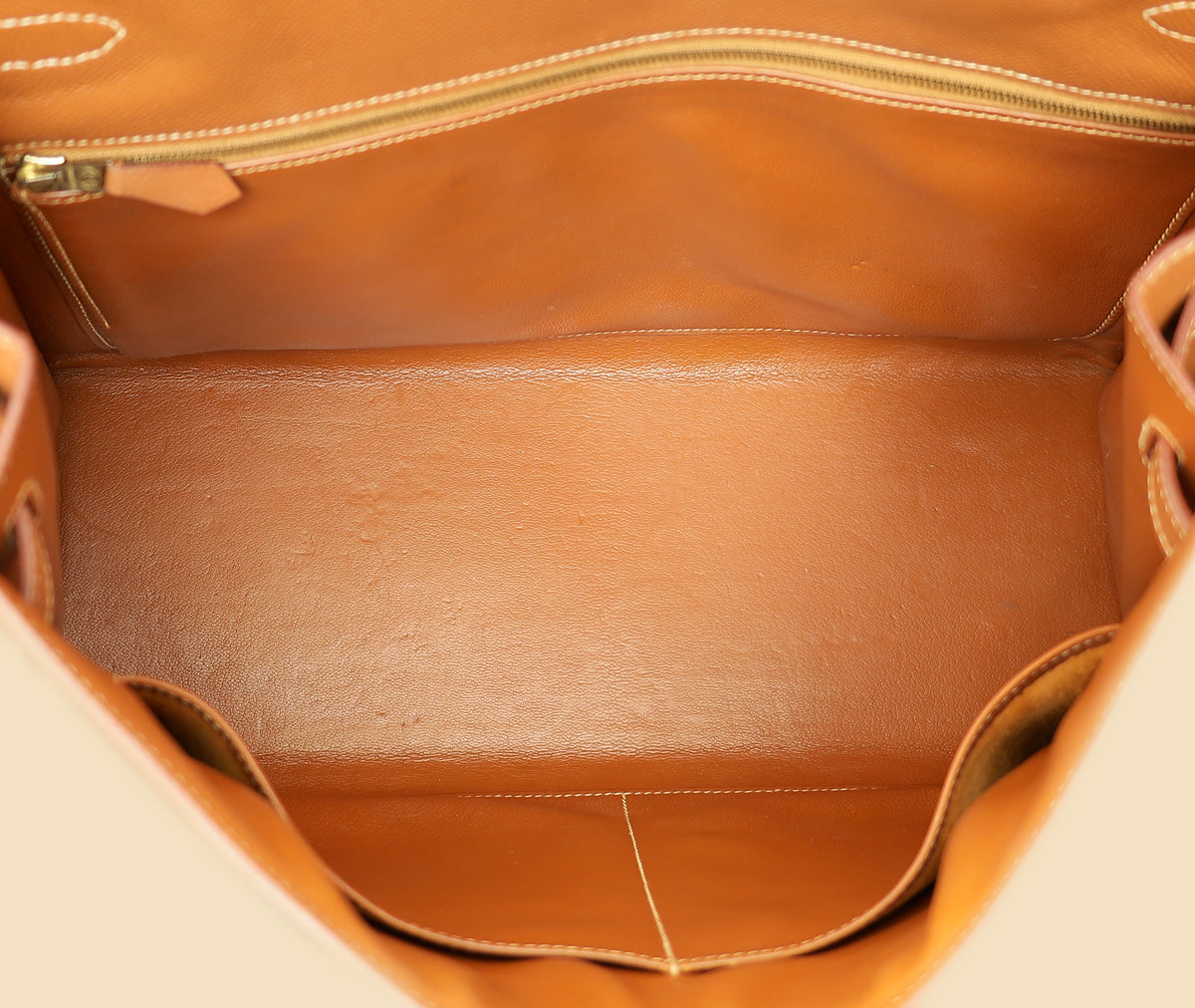 Hermes Gold Sellier Kelly 35 Bag