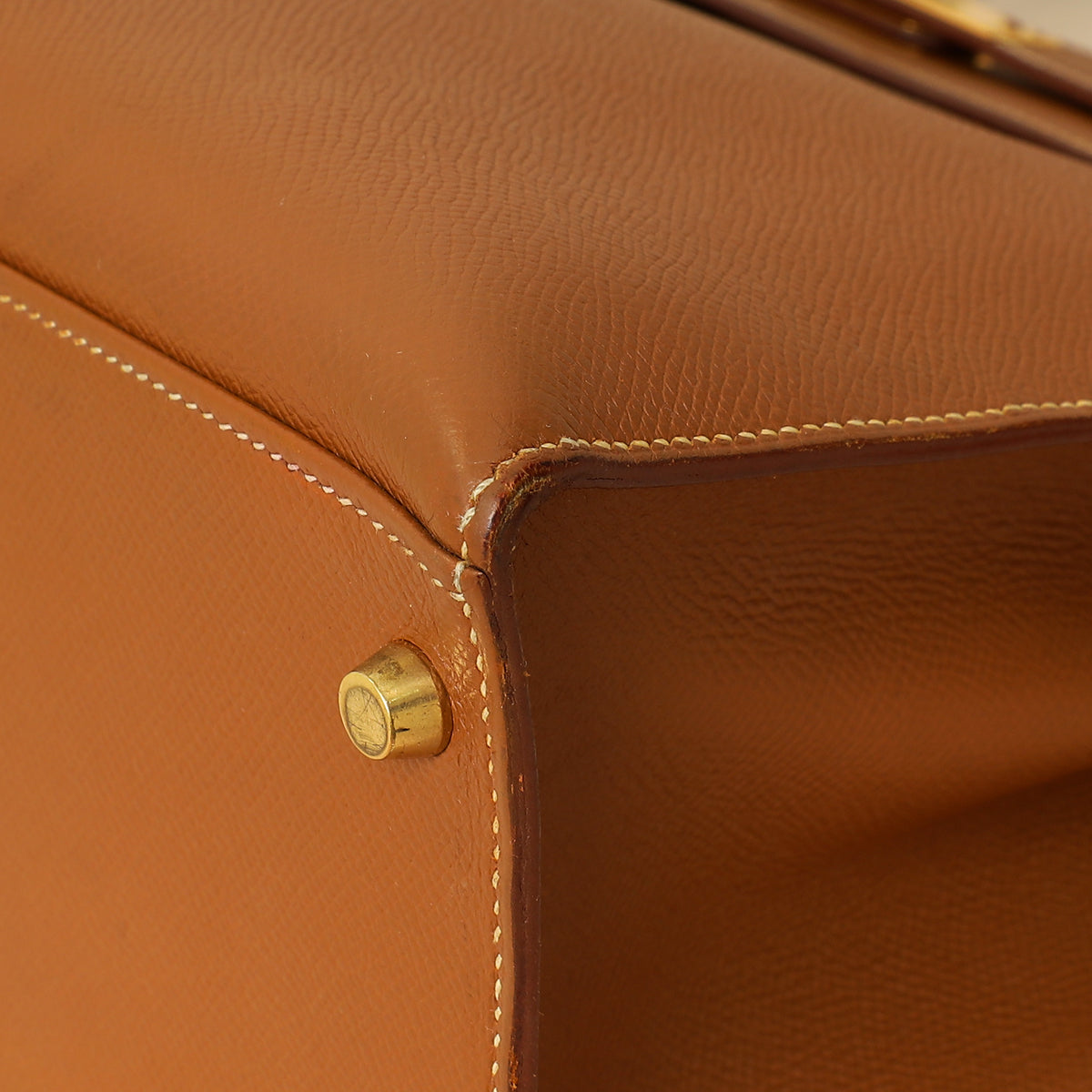 Hermes Gold Sellier Kelly 35 Bag