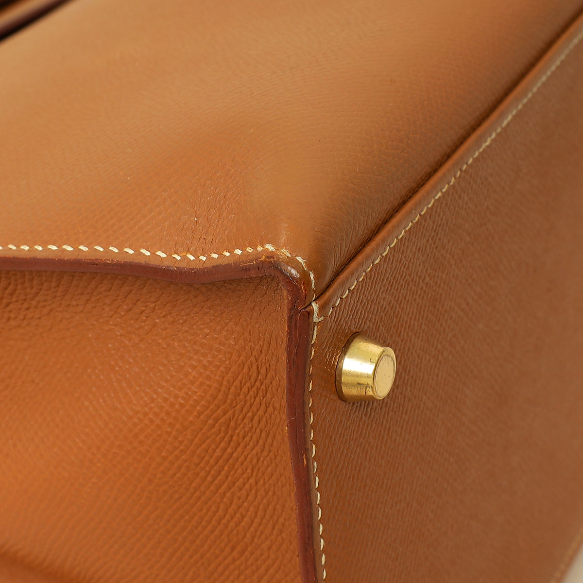 Hermes Gold Sellier Kelly 35 Bag