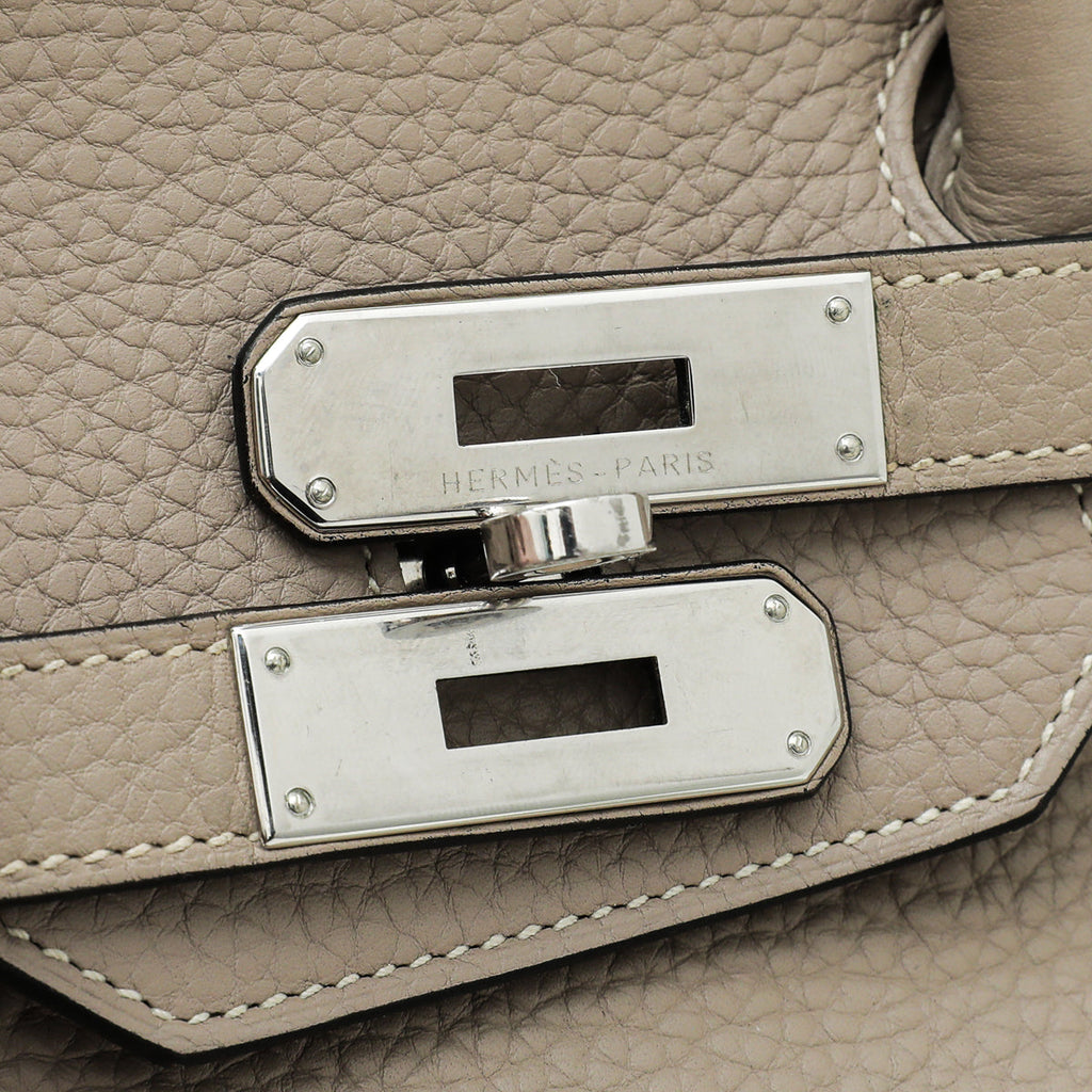 Hermes Gris Tourterelle Birkin 35 Bag