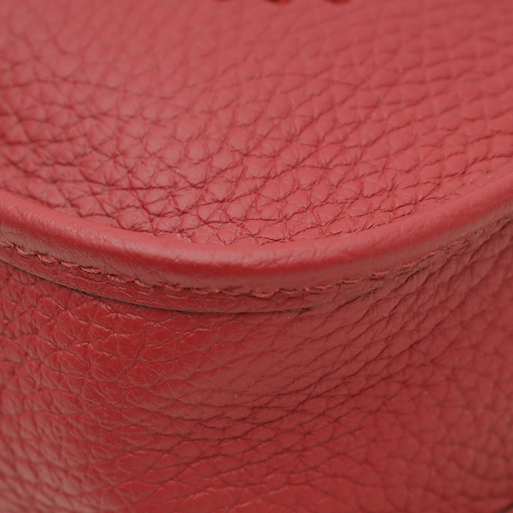 Hermes Rubis Evelyne TPM Bag W/ Geegee Bag Charm