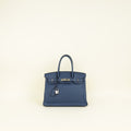 Hermes Bleu Royal Retourne Birkin 30 Bag
