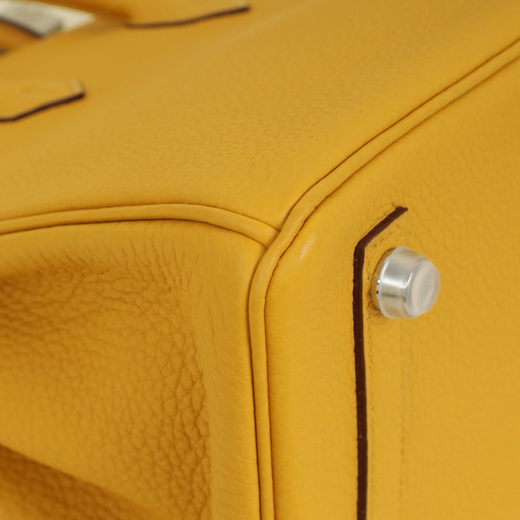 Hermes Jaune Ambre Birkin 25 Bag