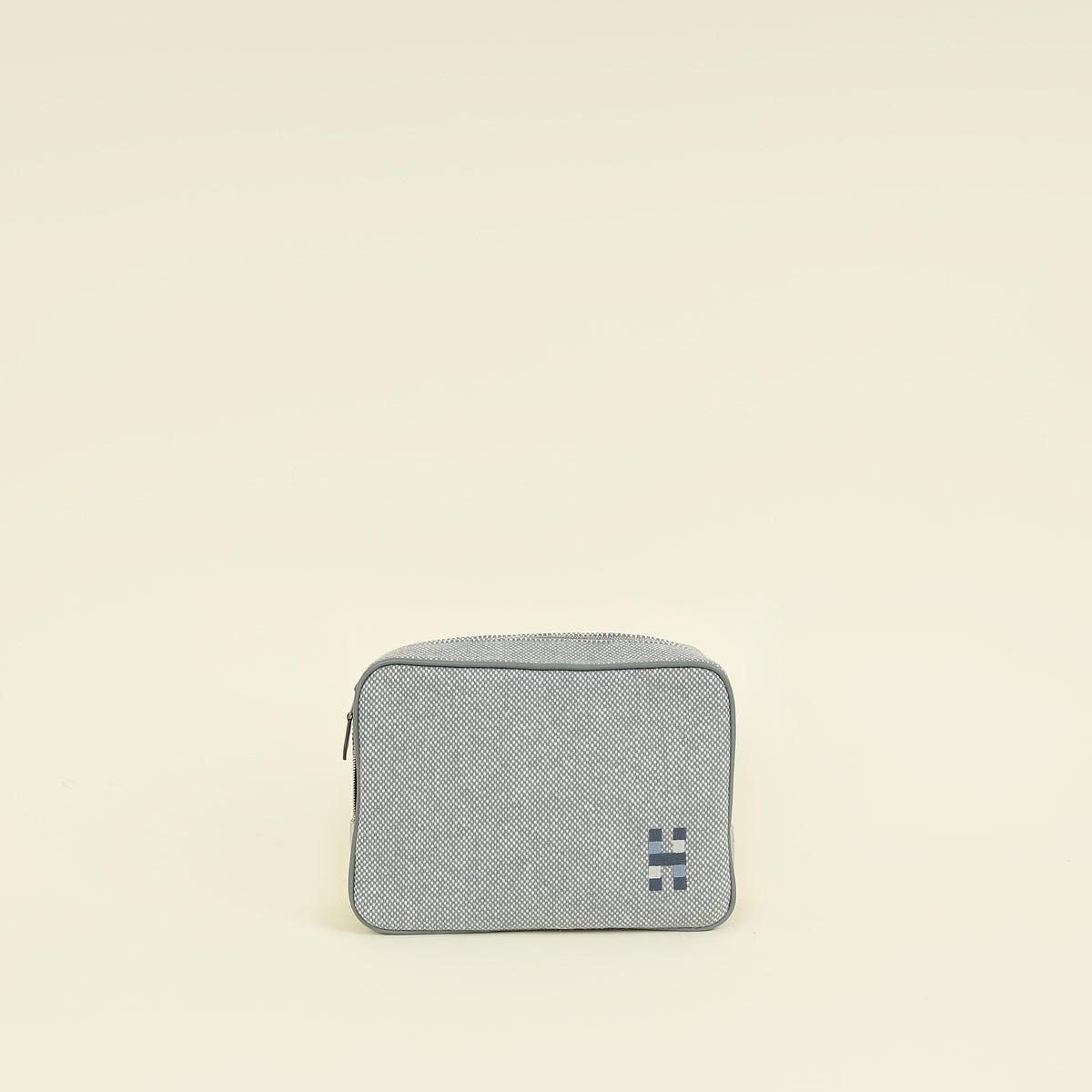 Hermes Gris Chapitre H Cavalier Case, Small Model