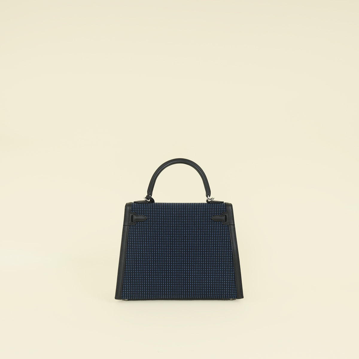 Hermes Bicolor Kelly 25 Sellier Quadrille Bag
