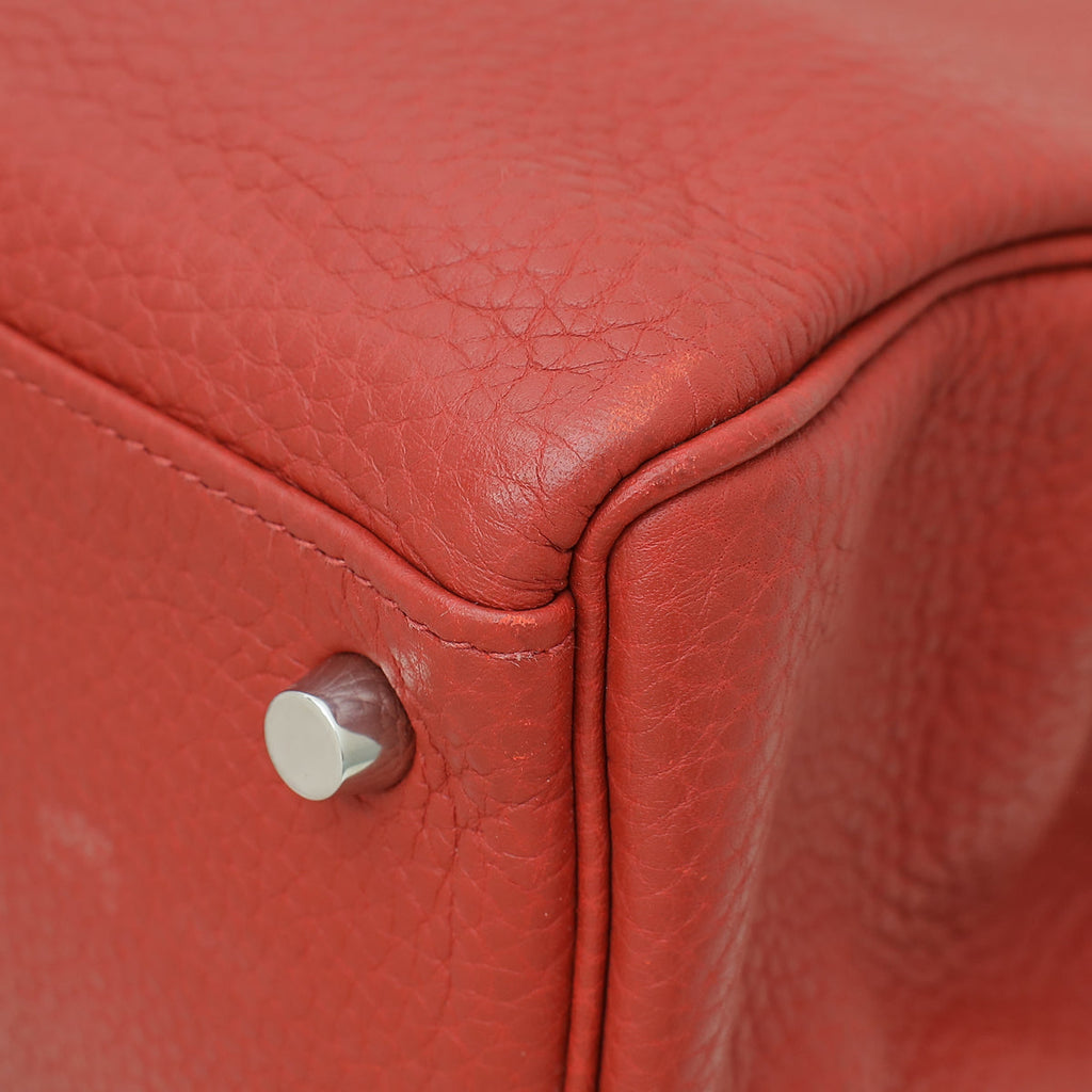 Hermes Rouge Venetian Retourne Kelly 35 Bag