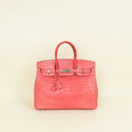 Hermes Bougainvillea Matte Alligator Retourne Birkin 35 Bag