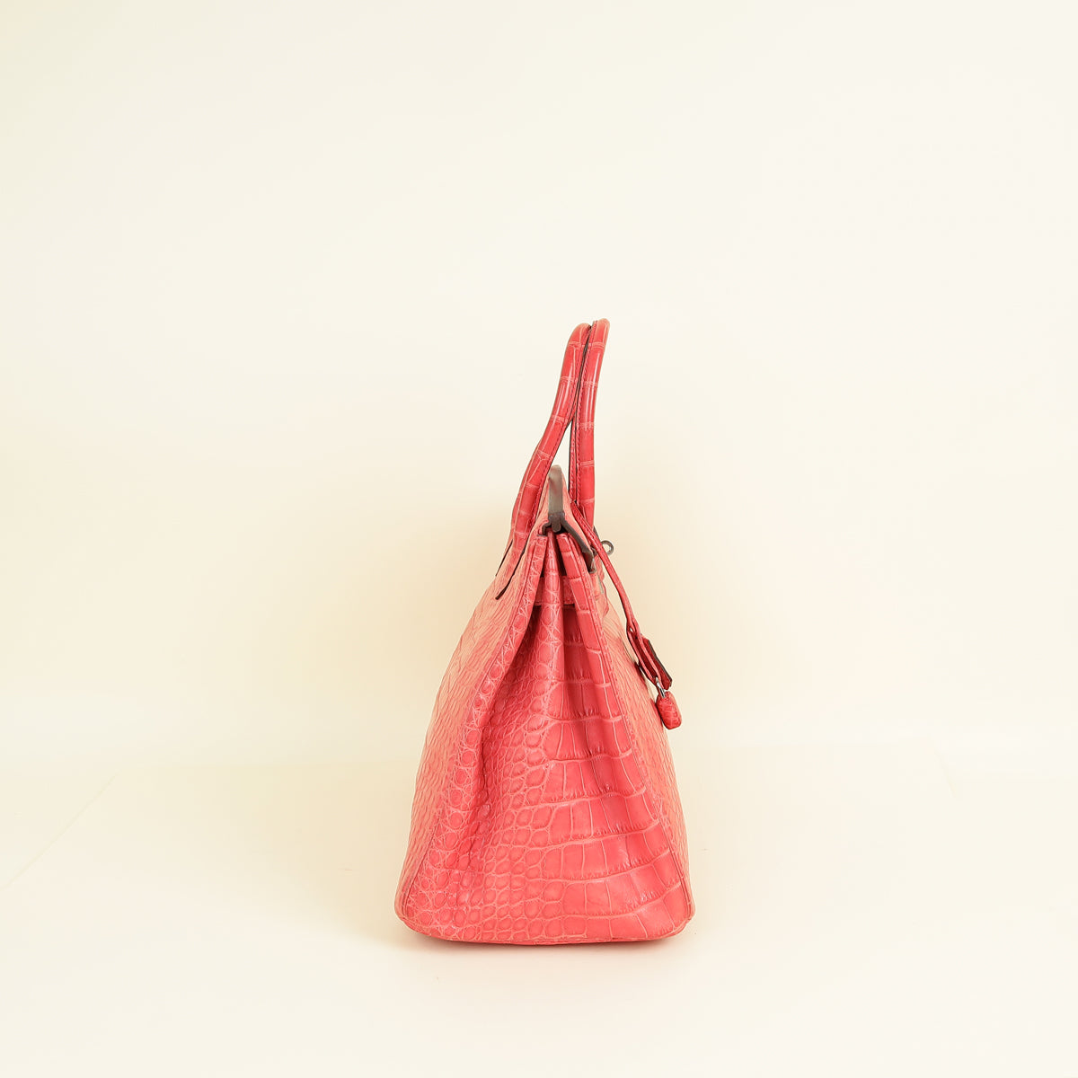 Hermes Bougainvillea Matte Alligator Retourne Birkin 35 Bag