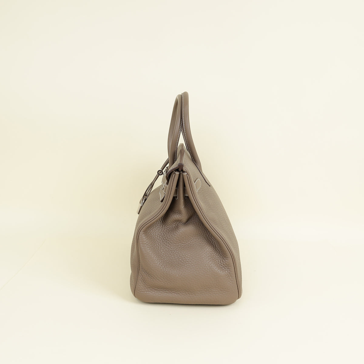 Hermes Etoupe Retourne Birkin 35 Bag