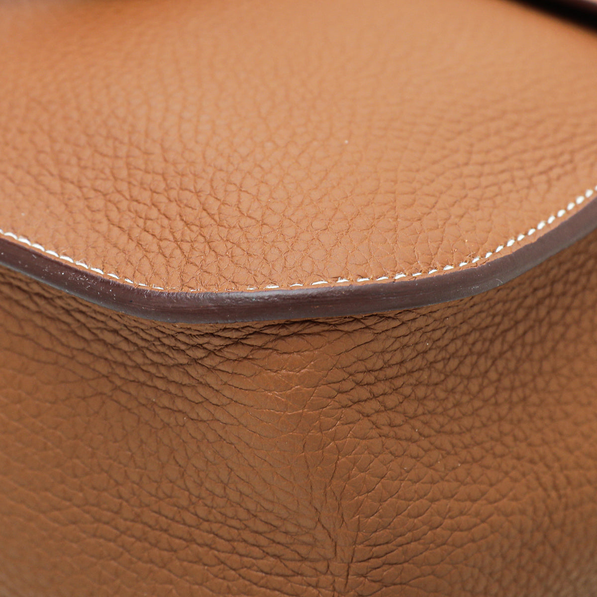 Hermes Gold Halzan 31 Bag