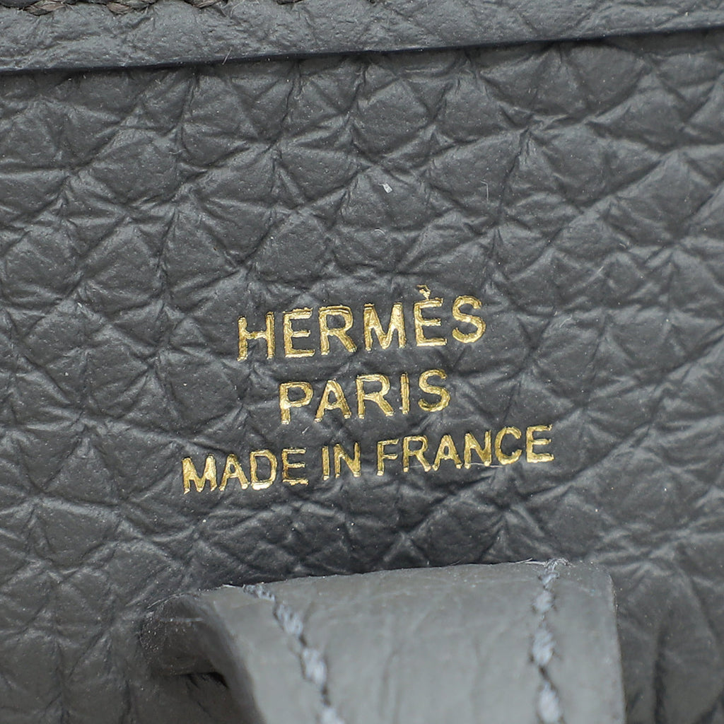 Hermes Gris Misty Evelyne TPM 16 Bag