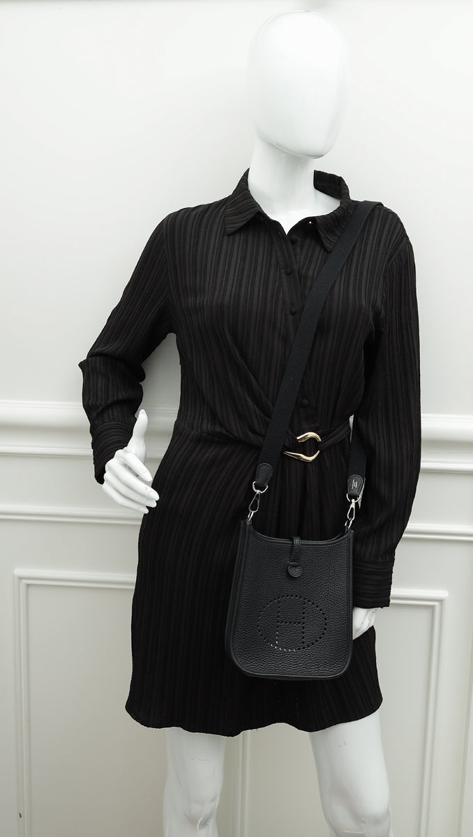 Hermes Noir Evelyne 16 TPM Bag