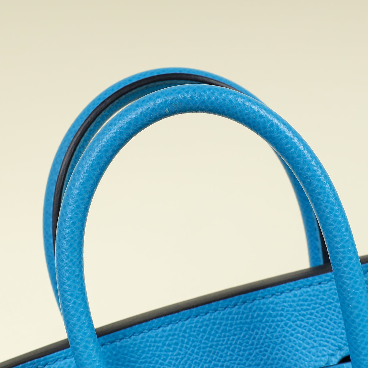 Hermes Bleu Frida Sellier Birkin 25 Bag