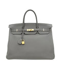 Hermes Bicolor Horseshoe Stamp Verso Retourne Birkin 40 Bag