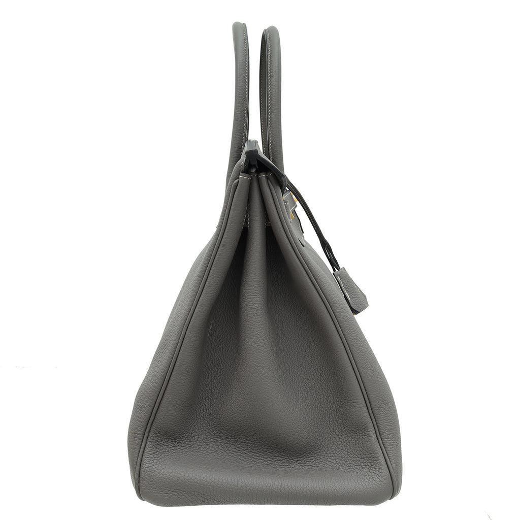 Hermes Bicolor Horseshoe Stamp Verso Retourne Birkin 40 Bag