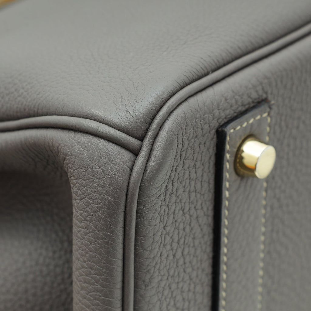 Hermes Bicolor Horseshoe Stamp Verso Retourne Birkin 40 Bag