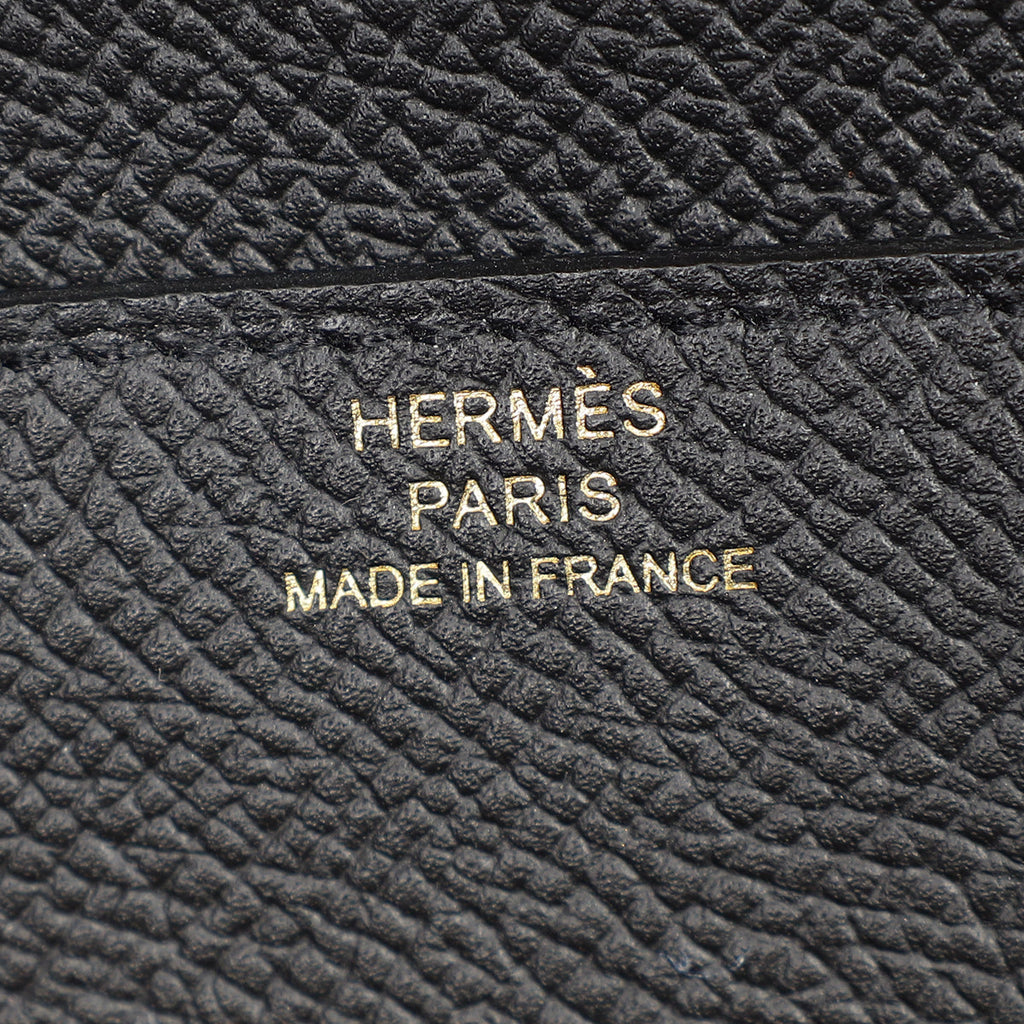 Hermes Noir Constance To Go Wallet